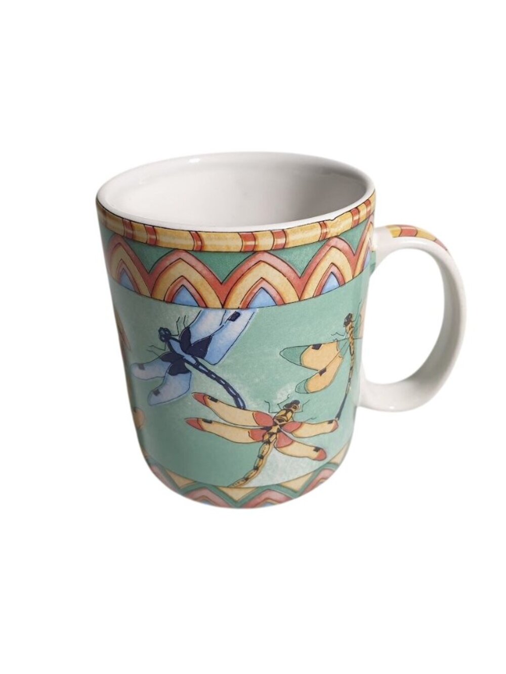 Vintage Splash Siddhia Hutchinson 1996 Dragonfly Mug Porcelain Replacement Set